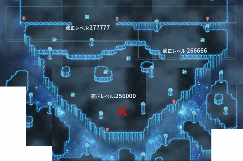 インフレｒｐｇ 全体マップと適正レベル ノーマルモードでマップ繋ぎ合わせ はるのブログ